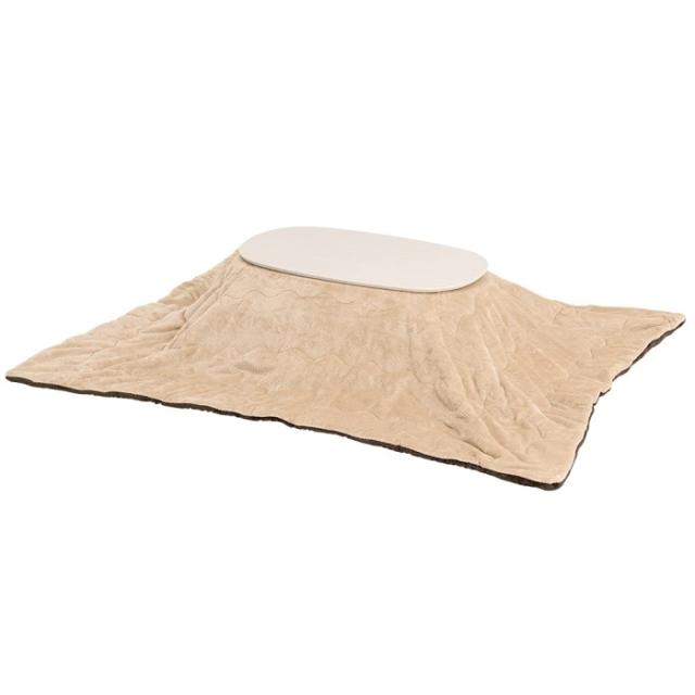 HAGIHARA 萩原 こたつ+うす掛け布団 2点セット カルミナ950WS+ビケ950BE ※北海道、沖縄、離島配送不可