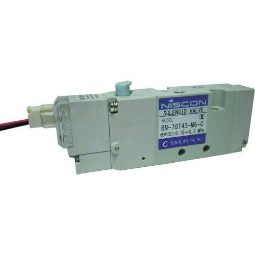 日本精器 4方向電磁弁M5シングルDC24V7GT  BN7GT43M5CF24