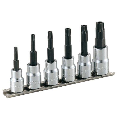 TONE トルクスソケットセット(いじり防止タイプホルダー付) 6pcs HTX306H