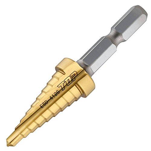 TOPKOGYO トップ工業 TOP 電動ドリル用ステップドリル 9段 4〜12mm ゴールドタイプ  ESD412G
