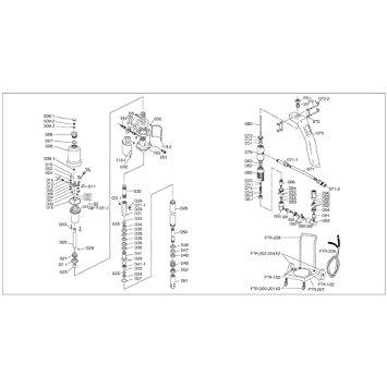 TRUSCO トラスコ中山 TRUSCO FTR65G用 圧力板 FTR205