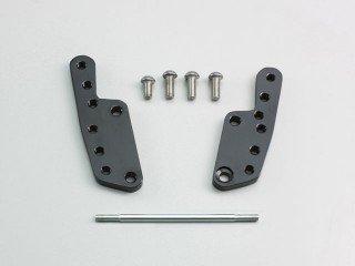 ハリケーン HF5303 ステップオフセットプレート ブラックアルマイト Ninja250/R.Z250(’13.’14)_ABS車は取付け不可の通販は 7,245円