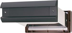 水上金属 No.2000ポスト 内フタ付気密型 厚壁用 黒 【001-5852】 14,653円