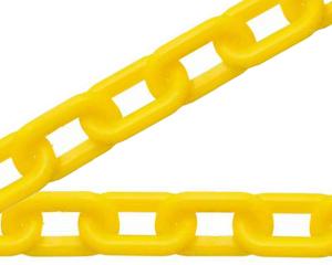 ハイロジック プラスチックチェーン箱入 #8×20m 黄色の通販は