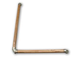 HILOGIC ハイロジック 97266 L型手摺 ディンプル 700*600mm