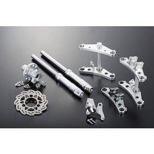 SHIFT UP モンキー27パイ ワイドステムフォークキットカニ160 バーハンドルSL (205785-13)の通販は