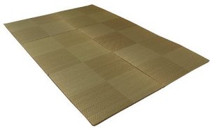 イケヒコ 純国産 置き畳 ユニット畳 『シンプルノア』 ブラウン 82×82×1.7cm(6枚1セット) 軽量タイプ
