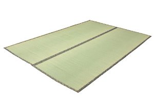 イケヒコ 純国産 い草 上敷き カーペット 糸引織 『湯沢』 六一間3畳(約185×277cm)