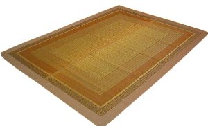 イケヒコ ラグ 国産 い草 ござ カーペット 『DXランクス』 ベージュ 約140×200cm (裏:不織布)