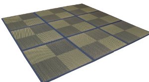 イケヒコ 置き畳 ユニット畳 『ニール』 ブルー 82×82×1.7cm(12枚1セット) 軽量タイプ