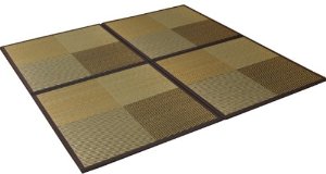 イケヒコ 置き畳 ユニット畳 『ニール』 ブラウン 82×82×1.7cm(4枚1セット) 軽量タイプ