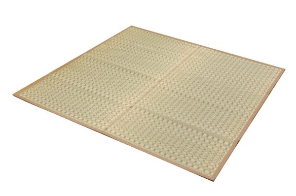 イケヒコ 純国産 掛川織 い草カーペット 『奥丹後』 ベージュ 江戸間8畳(約348×352cm)