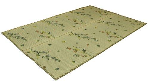 イケヒコ い草花ござカーペット 『嵐山』 江戸間3畳(約174×261cm)