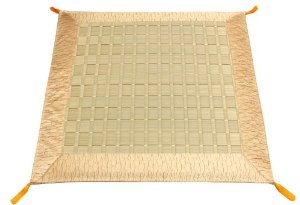 イケヒコ 純国産 掛川織 い草御前(仏前)座布団 『古代』 約70×70cm