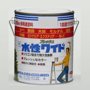 ニッペホームプロダクツ ニッペ 水性フレッシュワイド 1.6L グレ-の通販は 5,173円