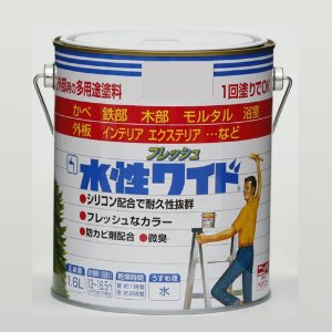 ニッペホームプロダクツ ニッペ 水性フレッシュワイド 1.6L リ-フグリ-ンの通販は 4,656円
