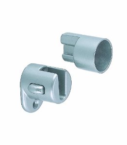 SHIROKUMA シロクマ 脱着ブラケット(左) 35Φシルバー BR-78L