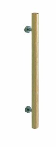SHIROKUMA シロクマ NO-113 ウッド丸型取手600ミリ白木ウッド・ホワイト