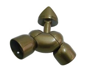 SHIROKUMA シロクマ C形ブラケット入隅フレキシブル 35Φアンバー BR-615