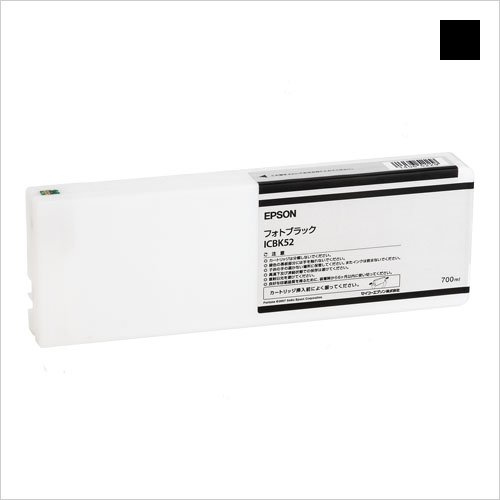 EPSON エプソン インクカートリッジ ICBK52 (フォトブラック)