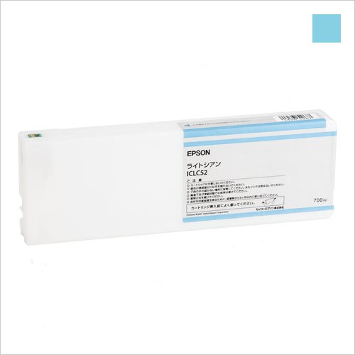 EPSON エプソン インクカートリッジ ICLC52 (ライトシアン)