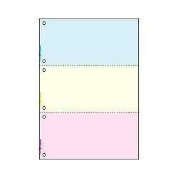 ヒサゴ A4カラー3面 6穴 (FSC2013Z)