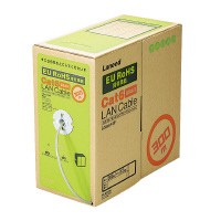 ELECOM エレコム ELECOM LANケーブル CAT6 300m(リール巻) RoHS指令準拠 ライトグレー LD-CT6/LG300/RS