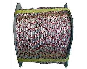 まつうら工業 パイレンダブルコード 6ミリ(赤白)200M ドラム巻の通販は