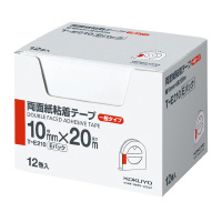 コクヨ 両面紙粘着テープ(お徳用 Eパック)10mm幅×20m 12巻入り (T-E210)の通販は