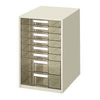 コクヨ レターケース透明プラスチック引出しタイプA4タテ浅6深2段 (LC-G608M)の通販は