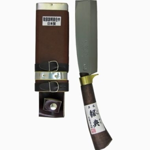 五十嵐刃物工業 鋼典 鋼付 最高級鞘鉈 顎付 コブ柄 C-20