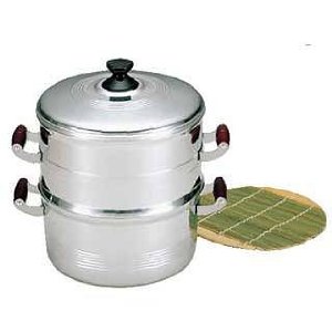 TKG テイケイジイ 遠藤商事 1704404  長生セイロ竹スノコ付一重33cm