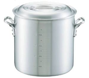 中尾アルミ製作所 アルミ キング 寸胴鍋(目盛付)18cm 84700 1個