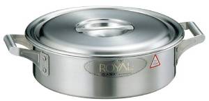 未使用品 フジノス ROYAL ロイヤル 寸胴鍋 蓋付 XDD-390 39cm CLADEX
