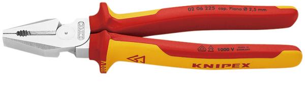 クニペックス KNIPEX 0206-225 強力絶縁ペンチ 1000V 0206-225