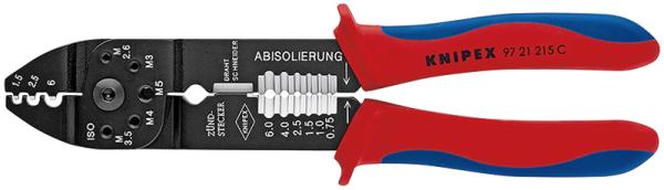 クニペックス KNIPEX 9721-215C クリンピングプライヤー 9721-215C