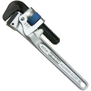 ヒット商事 HIT ブルーアルミパイプレンチ 白管、被覆管兼用 250mm   ALP250J