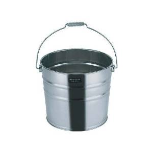 TRUSCO トラスコ中山 TRUSCO 18-8ステンレスバケット A型つる付 13L 300XH260   T-MNM-13A   (P)