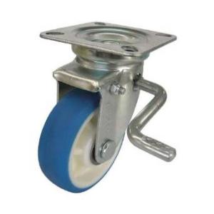 TRUSCO トラスコ中山 TRUSCO 耐寒性ウレタンキャスター 自在ダブルストッパー付 Φ130   TYPUJB-130A   (P)の通販は 5,626円