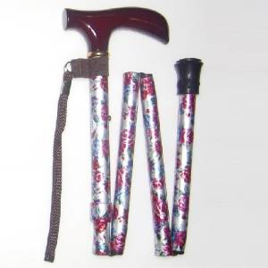 中嶋次朗商店 アルミ4段式 花柄 楓グリップ  花柄パープル 510 4,845円