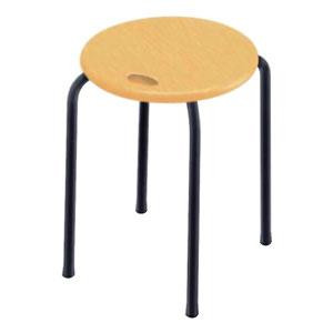 ルネセイコウ ハンドルスツール HS-2T  ナチュラル/ブラック