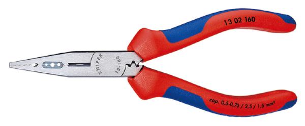 クニペックス KNIPEX 1302-160 電気技師用ペンチ (SB) 1302-160の通販は