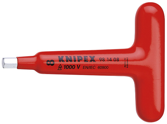 クニペックス KNIPEX 9814-06 絶縁T型六角棒レンチ 1000V 9814-06