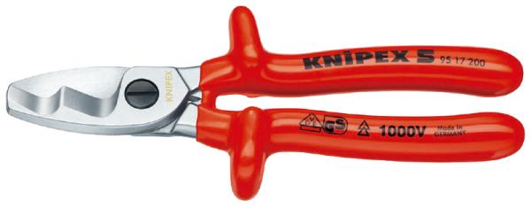 クニペックス KNIPEX 9517-200 絶縁ケーブルカッター 1000V 9517-200