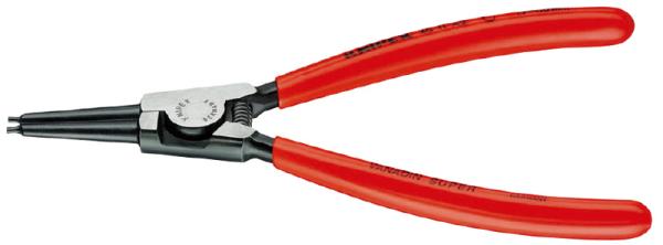 クニペックス KNIPEX 4611-A4 軸用スナップリングプライヤー 直(SB) 4611-A4