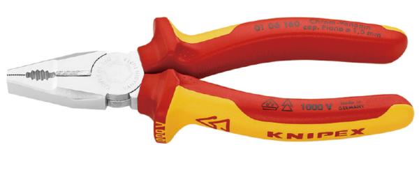 クニペックス KNIPEX 0106-160 絶縁ペンチ 1000V 0106-160 6,960円