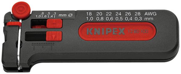 クニペックス KNIPEX 1280-100 ミニストリッパー (SB) 1280-100