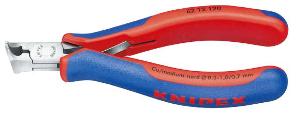クニペックス KNIPEX 6212-120 エレクトロニクス斜ニッパー 6212-120