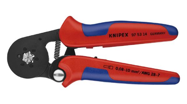 クニペックス KNIPEX 9753-14 ワイヤーエンドスリーブ圧着ペンチ (SB) 9753-14