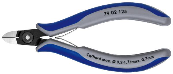 クニペックス KNIPEX 7902-125 エレクトロニクスニッパー (SB) 7902-125